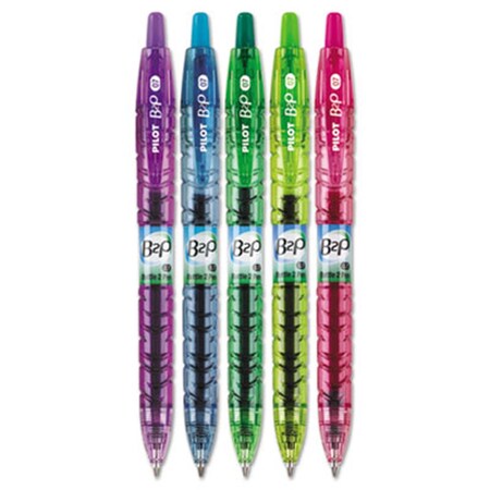 Vertex Pilot Corp Of America B2P Bottle-2-Pen Colors Recycled Retractable Gel Ink Pen - 0 .7 mm. VE41941